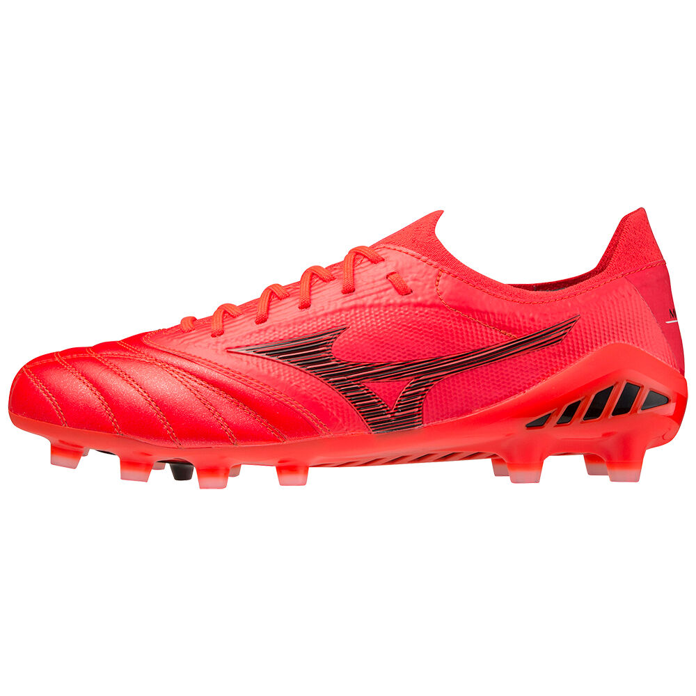 Scarpe Calcio Mizuno Morelia Neo III Beta Japan Uomo - Rosse/Nere - 89301-CAMK